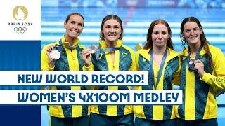 A NEW WORLD RECORD! | Women's 4x100m Medley Relay | #Paris2024