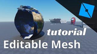 EditableMesh full tutorial Roblox Studio