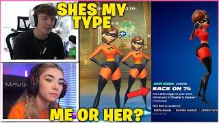 CLIX & SOMMERSET FLIRT While Using the New Thickest Fortnite Skin! (Fortnite Moments)