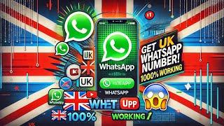 How To Create fake Whatsapp account with UK Number - 1000% Working Trick [Full Video Tutorial]