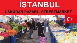   STREETMARKET USKUDAR ISTANBUL FRIDAY - CUMA HALK PAZARI - TURKEI / TURKIYE