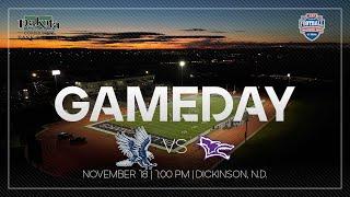 NAIA FCS First Round: #14 Dickinson State vs. #19 Kansas Wesleyan