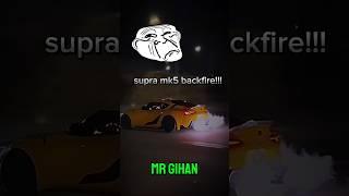 Supra mk5 backfire vs Supra mk4 backfire#supra#edit#mk4#mk5#car #caredit#motivational#youtubeshorts