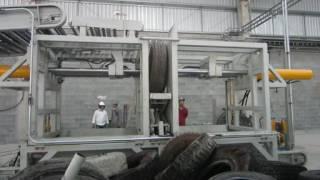 Tyre wire drawing machine