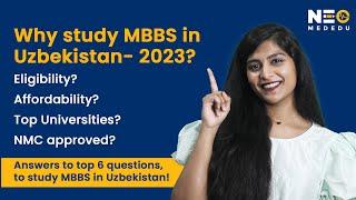 MBBS IN UZBEKISTAN 2023 FOR INDIAN STUDENTS | Top Universities|Total Budget|Study MBBS In Uzbekistan