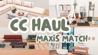  Best Maxis Match Furniture CC Finds | Sims 4 Custom Content Haul