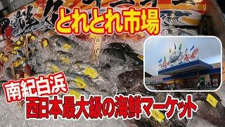 【とれとれ市場】年末買い出しの参考に！南紀白浜の西日本最大級海鮮マーケット