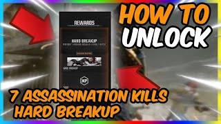 HOW TO UNLOCK HARD BREAKUP CALLING CARD || GET 7 ASSASSINATIONS IN 1 GAME! BO6 CAMO TIPS!