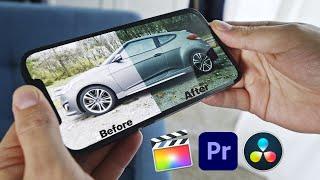 Color Grading iPhone 12 Pro Max Dolby Vision in DaVinci Resolve 17, FCPX & Premiere Pro