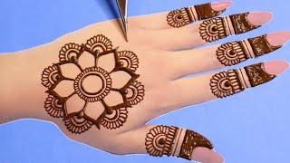 Latest Easy Backhand Gol tikki Mehndi design|Simple Mehandi design| Stylish Mehndi designs| Mehandi