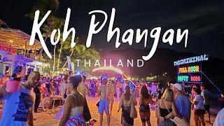 Koh Phangan nightlife. Full Moon Party 2024, Thailand