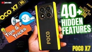 POCO X7 5G 40+ Hidden Features with Tips & Tricks #datadock #pocox7 #tipsandtricks