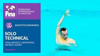 Aleksandr Maltsev  Beautiful Solo Technical Performance | Artistic Swimming World Series 2021