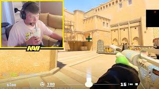 S1MPLE GET 35 KILLS IN MM ON THE NEW DE_MIRAGE!! | CS2