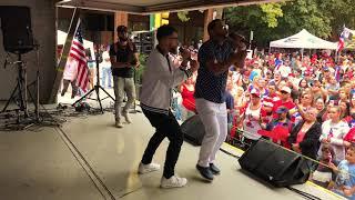 ON STAGE WITH DIFICIL MUSIC AT THE PUERTORICAN FESTIVAL!!// READING,PA (CRAZY!!)