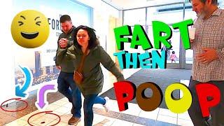 FARTING with more POOPING on the FLOOR!!!  (Fart Prank)