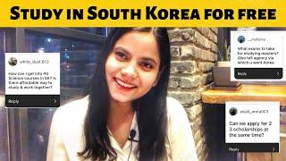 Study in South Korea for Free| Scholarships for foreigners in Korea| KGSP & Other Scholarships