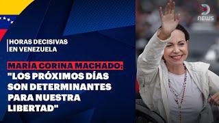 DNews en vivo desde Caracas: Habla María Corina Machado