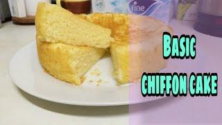 HOW TO MAKE CHIFFON CAKE|BASIC CHIFFON CAKE