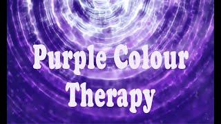 Purple Colour Therapy  Indigo Color Therapy  Heal with Colors