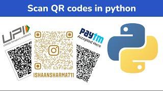 scan qr code using python