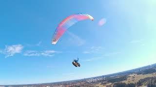 Flyging with paragliders