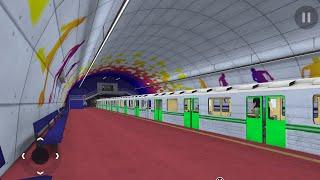 Играю в режим пассажира - Subway simulator 3D