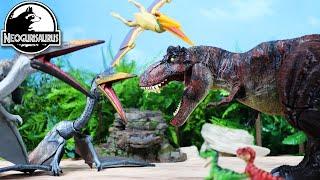 Quetzalcoatlus vs. T-Rex!  | The Adventures of Baby Tyrannosaurus