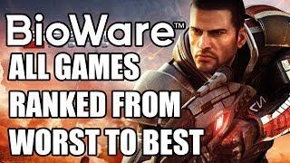 All Bioware Games Ranked From Worst To Best