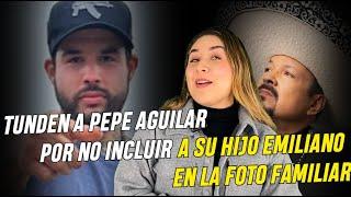 ¡Tunden a Pepe Aguilar por no incluir a su hijo en la foto familiar! 