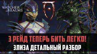 ЭЛИЗА ДЛЯ НОВИЧКОВ | тест и детальный разбор | #watcherofrealms #gamesofthrones