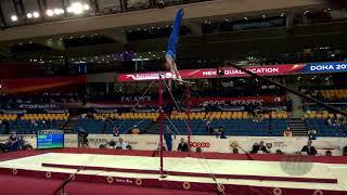 VASYLENKO Maksym (UKR) - 2018 Artistic Worlds, Doha (QAT) - Qualifications Horizontal Bar