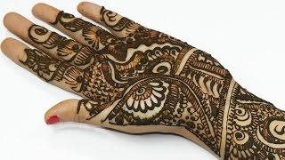 Pakistani Mehndi Designs: How to Apply Mehndi on Hands, Step by Step Tutorial (ME22)