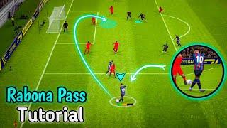 Rabona pass tutorial efootball 