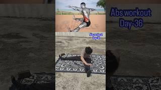 Day 36 Abs Workout  Burn Belly Fat Fast | No Equipment | Flat Stomach Goal #Shorts #abs #core