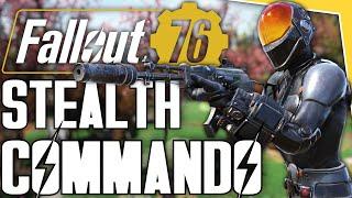 Fallout 76 - Full Health Stealth Commando Build