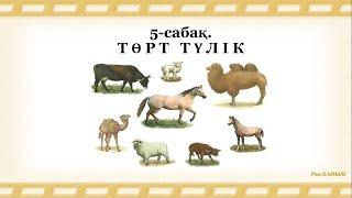 5-сабақ. Төрт түлік. Қазақ тілі, 5-сынып. #РысХАНЫМ