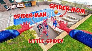 LITTLE-SPIDEY Skipping TRAINING TO Save THE DAY! (FUNNY COMEDY IN PARKOUR POV)