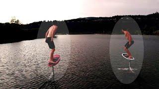 Flat Water Foil Surfing