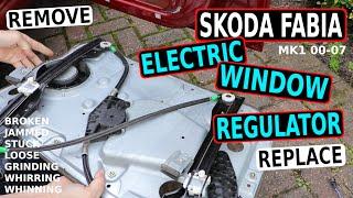 SKODA FABIA Window Regulator (electric, front, MK1 99-07)