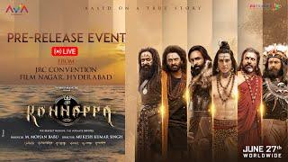 Live: Kannappa  Pre Release Event- Hyderabad | Vishnu Manchu | Mohan Babu | Prabhas | Mukesh K S
