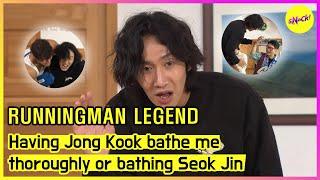 [RUNNINGMAN] Having Jong Kook bathe me thoroughly, or bathing Seok Jin (ENGSUB)