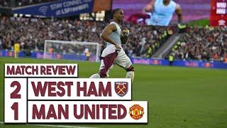 West Ham 2-1 Man Utd highlights | Bowen winner after controversial penalty call | Lucky Lopetegui?