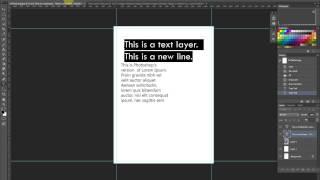 Using Text Layers in Photoshop