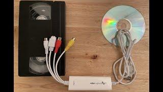 How to use the Elgato Video Capture device for transferring VHS to Digital