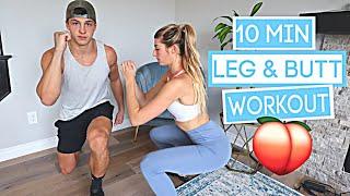 10 MIN LEG WORKOUT - No Equipment // Jatie Vlogs