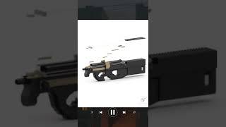 как собрать автомат из лего