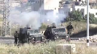 Tepi Barat .. Konfrontasi sporadis pemuda Palestina dengan tentara Israell