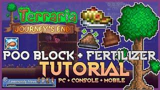 Terraria 1.4.4 NEW Poo Blocks + Tree Fertilizer "Easy Guide!"