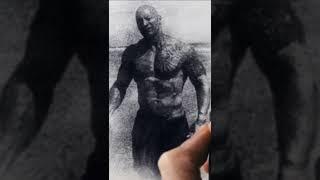 #short The Rock Pencil Sketch